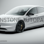 สเกิร์ตข้าง Tesla Model 3 Highland ทรง Future Design