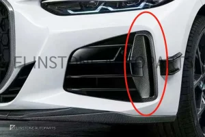 ช่องลมกันชนหน้า Carbon fiber BMW G22 Series 4 ทรงเดิมติดรถ
