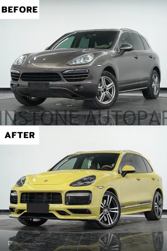 กันชนหน้า PORSCHE Cayenne 958 ทรง Sport Design E3