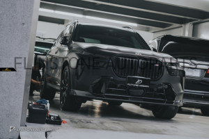 ลิ้นหน้า Carbon Fiber BMW G07 X7 LCI ทรง FD Design (แท้)