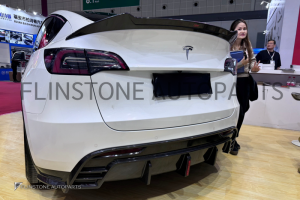 สปอยเลอร์ท้าย Carbon Fiber Tesla Model Y ทรง CSV
