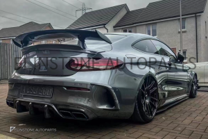 สปอยเลอร์ท้าย Carbon Fiber W205 C-Class ทรง GTR-PRO