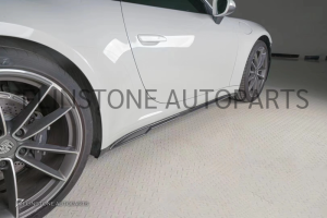 สเกิร์ตข้าง Carbon Fiber PORSCHE 992 Carrera ทรง Sport Design