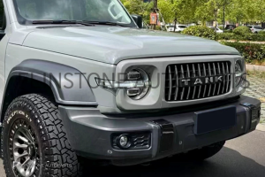 กระจังหน้า GMW Tank300 ทรง GT โลโก้เทา