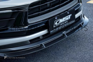 ลิ้นหน้า Carbon Fiber Porsche Macan 2023 ทรง CMST