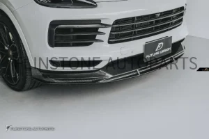 ลิ้นหน้า Carbon Fiber PORSCHE CAYENNE E3 ทรง FD Design