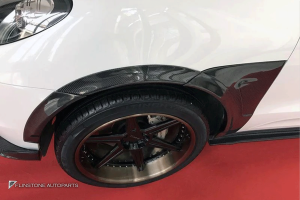 คิ้วซุ้มล้อ Carbon Fiber Porsche Macan 2014-2017 ทรง CMST