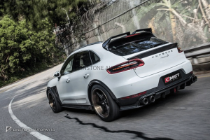ดิฟฟิวเซอร์ Carbon Fiber Porsche Macan 2014-2017 ทรง CMST