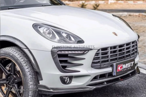 ลิ้นหน้า Carbon Fiber Porsche Macan 2014-2017 ทรง CMST