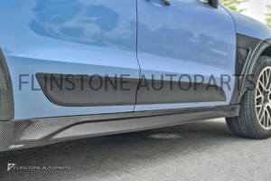 สเกิร์ตข้าง Carbon Fiber Porsche Macan 2019-2021 ทรง CMST