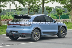 สเกิร์ตข้าง Carbon Fiber Porsche Macan 2019-2021 ทรง CMST