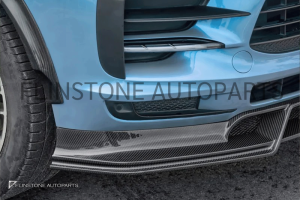 ลิ้นหน้า Carbon Fiber Porsche Macan 2019-2021 ทรง CMST