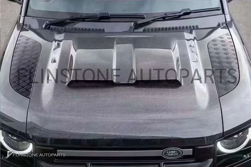 ฝากระโปรง Carbon Fiber Land Rover Defender ทรง GTS