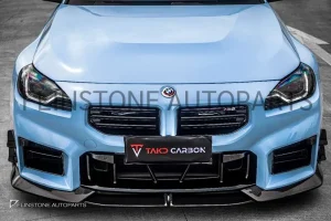 ลิ้นหน้า Carbon Fiber BMW G87 M2 ทรง TAKD DESIGN