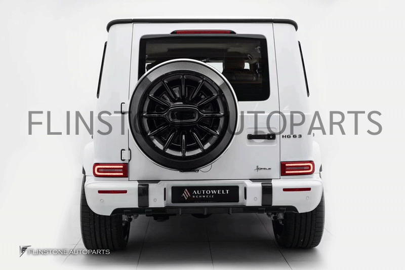 ฝาครอบอะไหล่ท้าย Carbon Fiber W464 G-Class ทรง ช่องแอร์