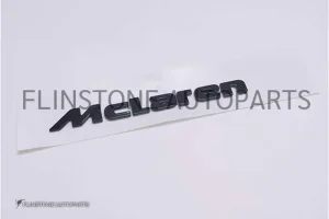 โลโก้ McLaren สีดำเงา