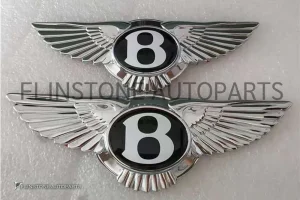 โลโก้หน้า / หลัง Bentley สีดำ (แท้)