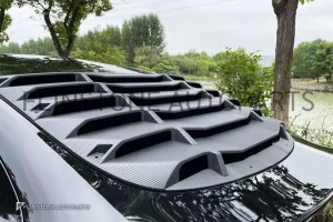 ครอบกระจกท้าย Carbon Fiber Tesla Model Y ทรง Classic