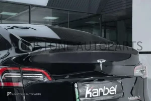 สปอยเลอร์ท้าย Carbon Fiber Tesla Model Y ทรง KARBEL