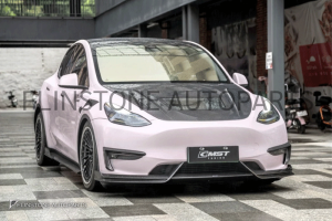 ลิ้นหน้า Carbon Fiber Tesla Model Y ทรง CMST V.5