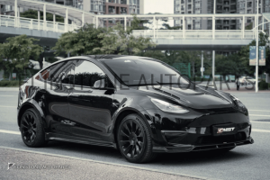 ลิ้นหน้า Carbon Fiber Tesla Model Y ทรง CMST V.2