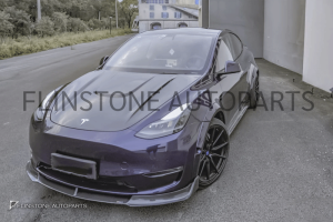 ฝากระโปรงหน้าคาร์บอน Tesla Model Y ทรง CMST V.1
