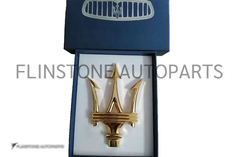 โลโก้กระจังหน้าสีทอง Maserati