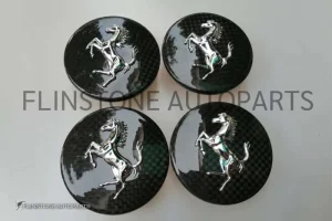 ฝาล้อคาร์บอน Ferrari สีดำ