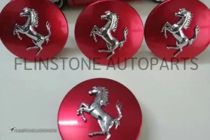 ฝาล้อ Ferrari สีแดง
