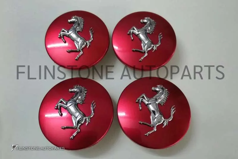 ฝาล้อ Ferrari สีแดง