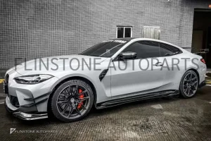 สเกิร์ตข้าง Carbon Fiber BMW G82 M4 ทรง TAKD DESIGN