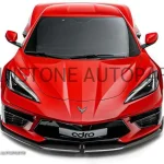 ลิ้นหน้า Carbon Fiber Chevrolet Corvette C8 ทรง ADRO (แท้)