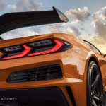 สปอยเลอร์ท้าย Chevrolet Corvette C8 ทรง Z06