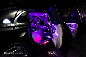ครอบเบาะหลัง W223 S-Class MAYBACH LED เปลี่ยนสีตามระบบรถยนต์ (แท้)