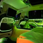 ครอบเบาะหลัง W223 S-Class MAYBACH LED เปลี่ยนสีตามระบบรถยนต์ (แท้)