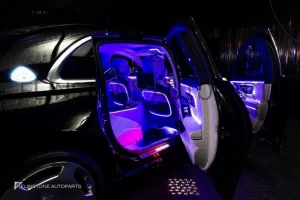 ครอบเบาะหลัง W223 S-Class MAYBACH LED เปลี่ยนสีตามระบบรถยนต์ (แท้)