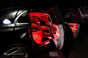 ครอบเบาะหลัง W223 S-Class MAYBACH LED เปลี่ยนสีตามระบบรถยนต์ (แท้)
