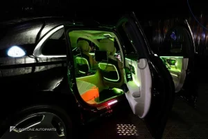 ครอบเบาะหลัง W223 S-Class MAYBACH LED เปลี่ยนสีตามระบบรถยนต์ (แท้)