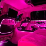 ครอบเบาะหลัง W223 S-Class MAYBACH LED เปลี่ยนสีตามระบบรถยนต์ (แท้)
