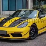 ลิ้นหน้า Carbon Fiber Porsche 718 Cayman/Boxster ทรง TAKD