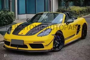 ลิ้นหน้า Carbon Fiber Porsche 718 Cayman/Boxster ทรง TAKD