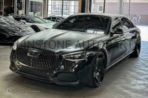 กระจังหน้า W223 S-Class ทรง Maybach สีดำ (แท้)