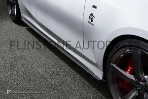 สเกิร์ตข้าง Carbon Fiber BMW G20 ทรง 3D Design V.2 (แท้)