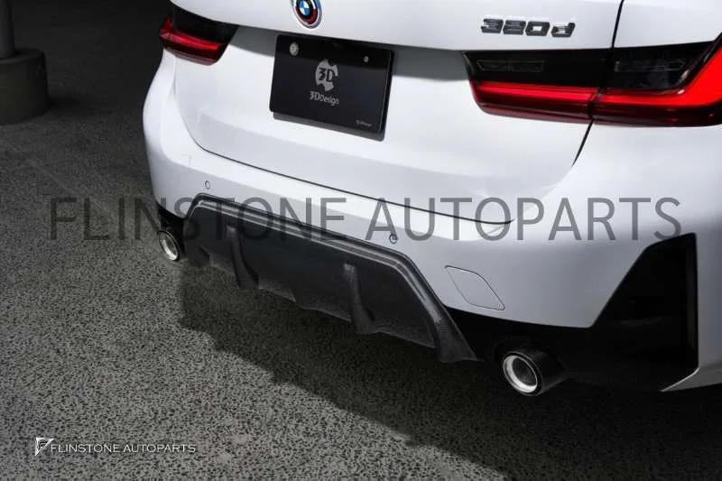 ดิฟฟิวเซอร์ Carbon Fiber BMW G20 ทรง 3D Design V.2 (แท้)