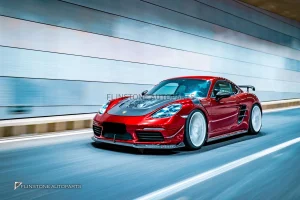ชุดกันชนรอบคัน Carbon Fiber Porsche 718 Cayman/Boxster ทรง TAKD