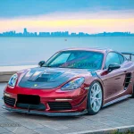 ชุดกันชนรอบคัน Carbon Fiber Porsche 718 Cayman/Boxster ทรง TAKD