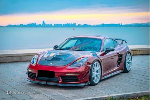 ชุดกันชนรอบคัน Carbon Fiber Porsche 718 Cayman/Boxster ทรง TAKD
