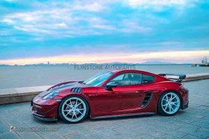 ชุดกันชนรอบคัน Carbon Fiber Porsche 718 Cayman/Boxster ทรง TAKD
