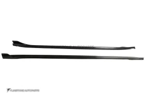 สเกิร์ตข้าง Dry Carbon Fiber สำหรับ Tesla Model 3