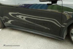สเกิร์ตข้าง Dry Carbon Fiber สำหรับ Tesla Model 3